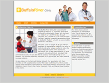 Tablet Screenshot of buffaloriverclinic.com